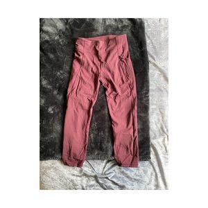 Lululemon time to sweat crop leggings